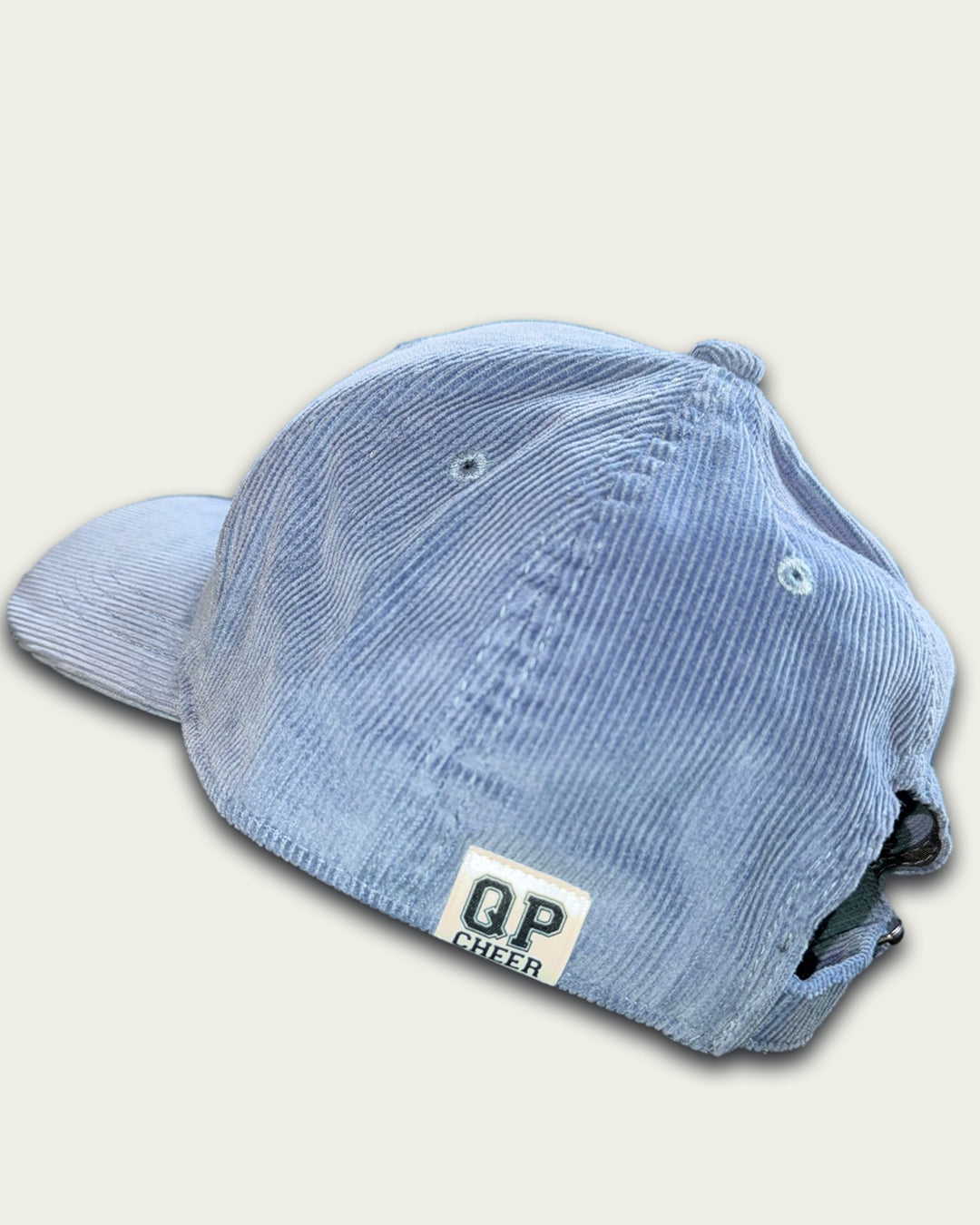 QP Cord Cap hellblau