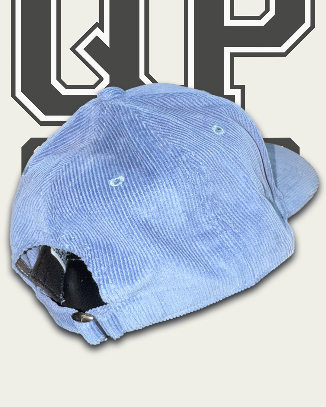 QP Cord Cap hellblau