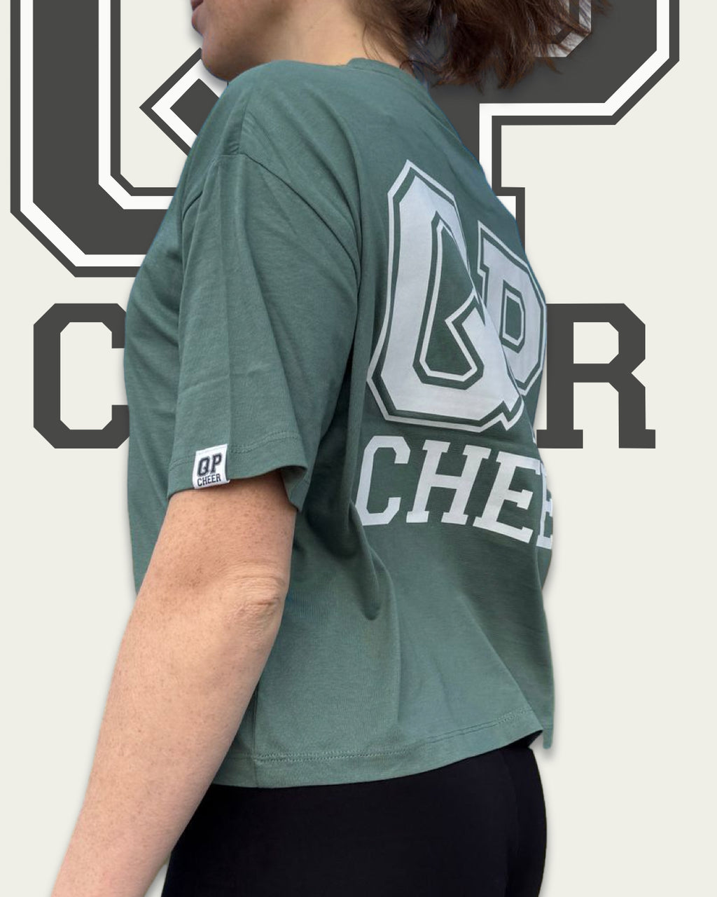 QP Boxy Shirt grün