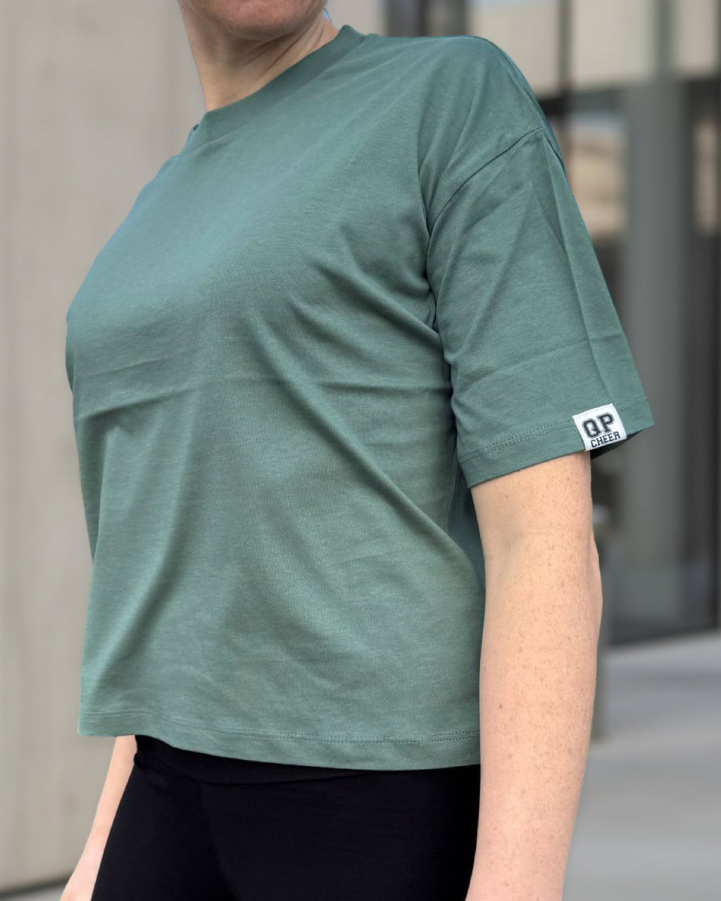 QP Boxy Shirt grün