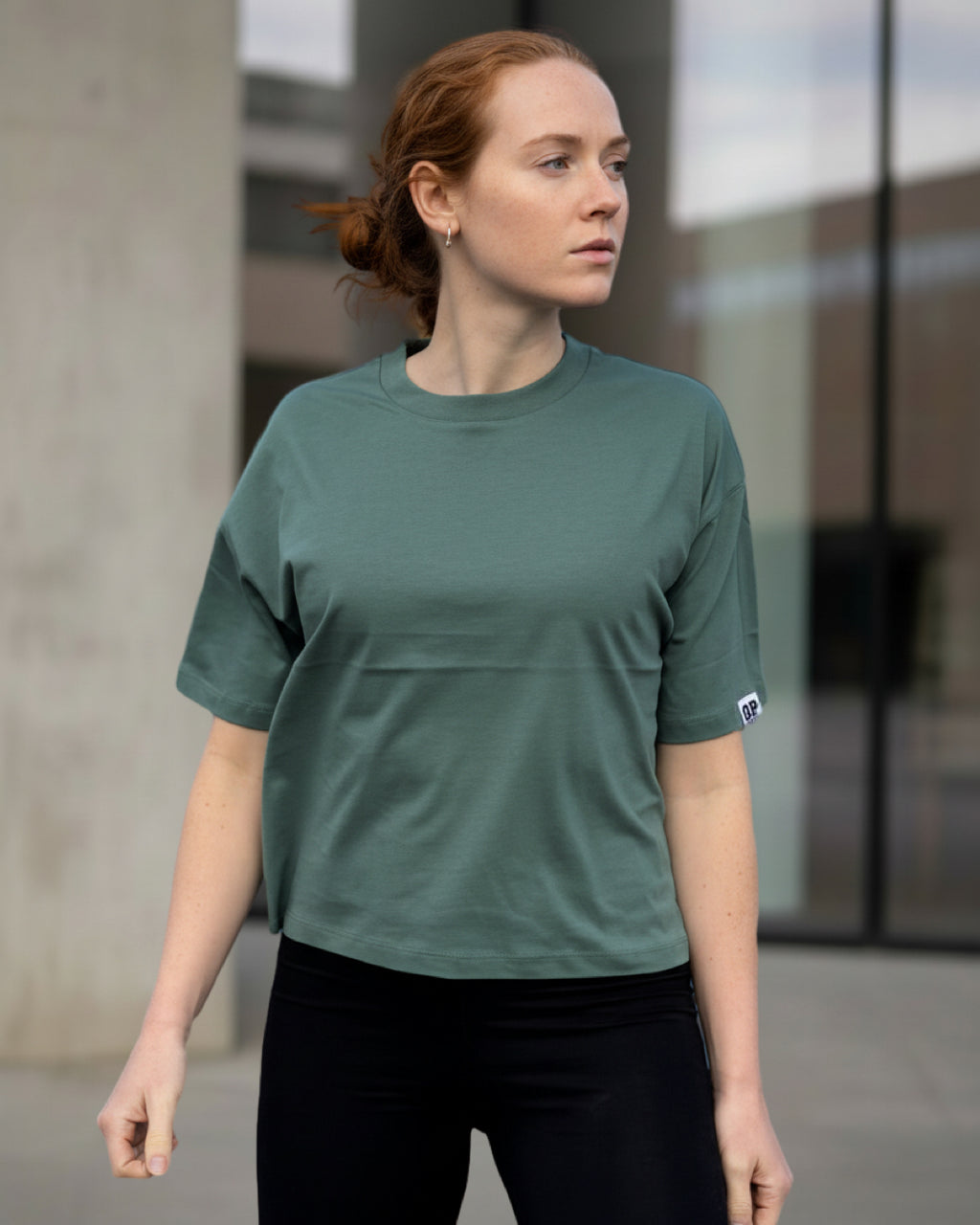 QP Boxy Shirt grün